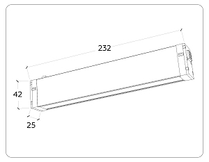 Трековый светильник Ambrella Magnetic 220V GL1262