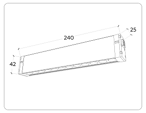 Трековый светильник Ambrella Magnetic 220V GL1302