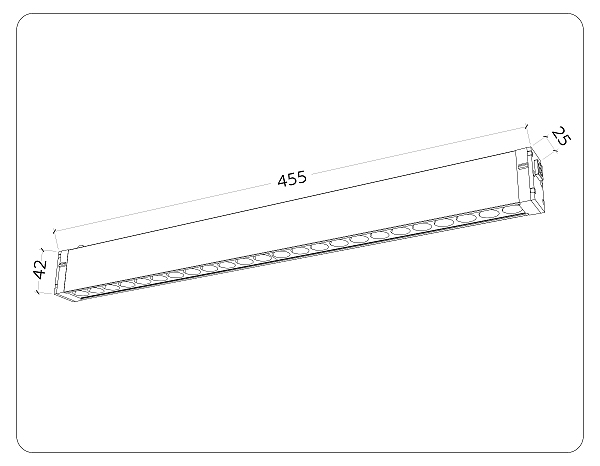 Трековый светильник Ambrella Magnetic 220V GL1314