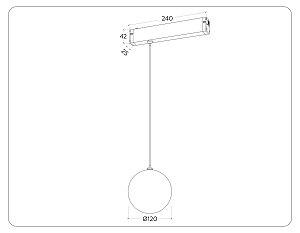 Трековый светильник Ambrella Magnetic 220V GL1441