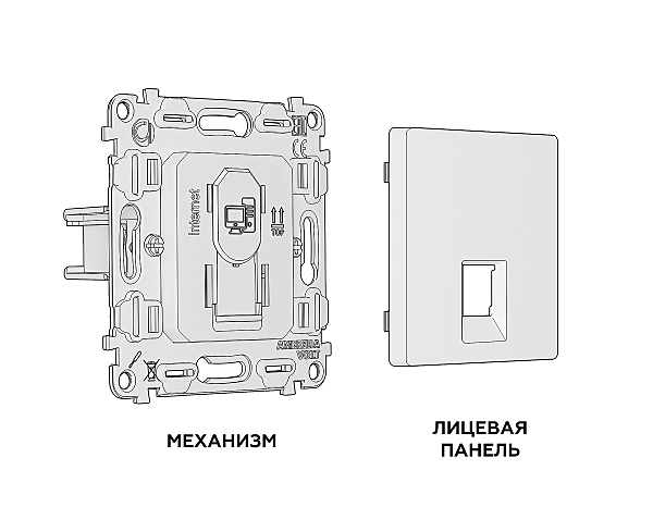 Розетка Ambrella Volt ALFA MA512010