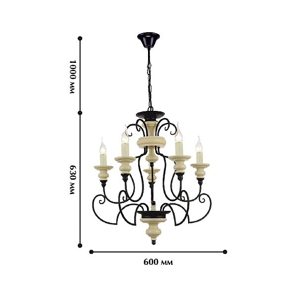 Подвесная люстра Favourite Corfu 1405-5P